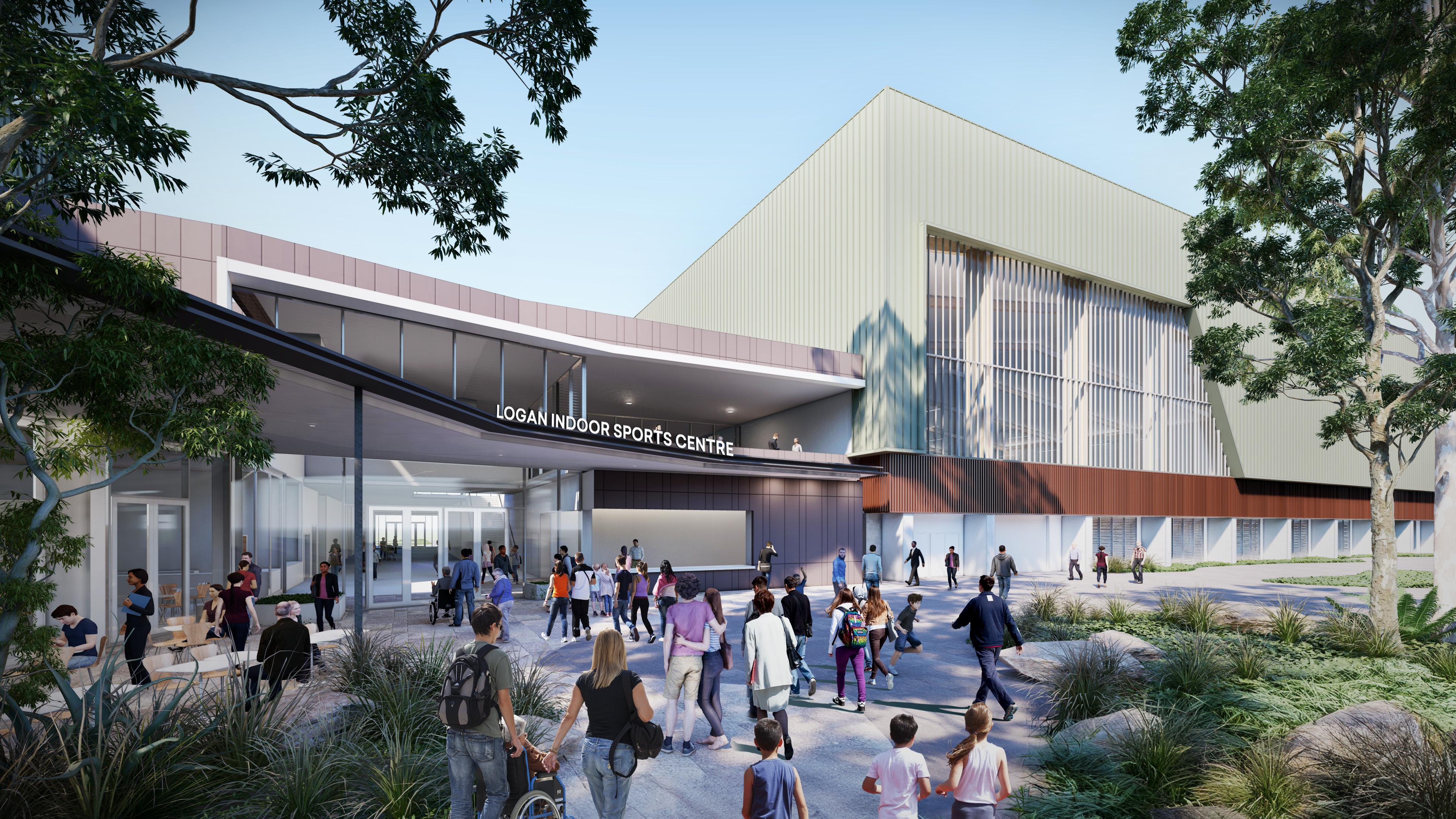 Logan Indoor Sports Centre Exterior Render