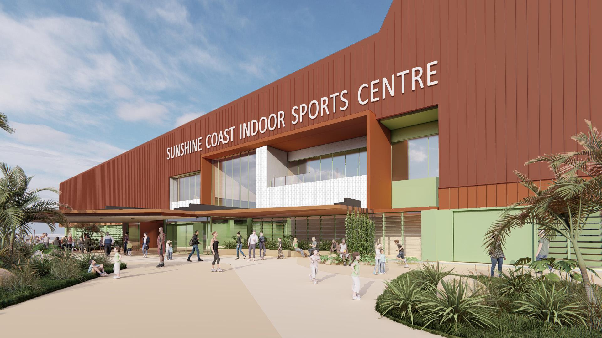 NEW Sunshine Coast Indoor Sports Centre - West entry