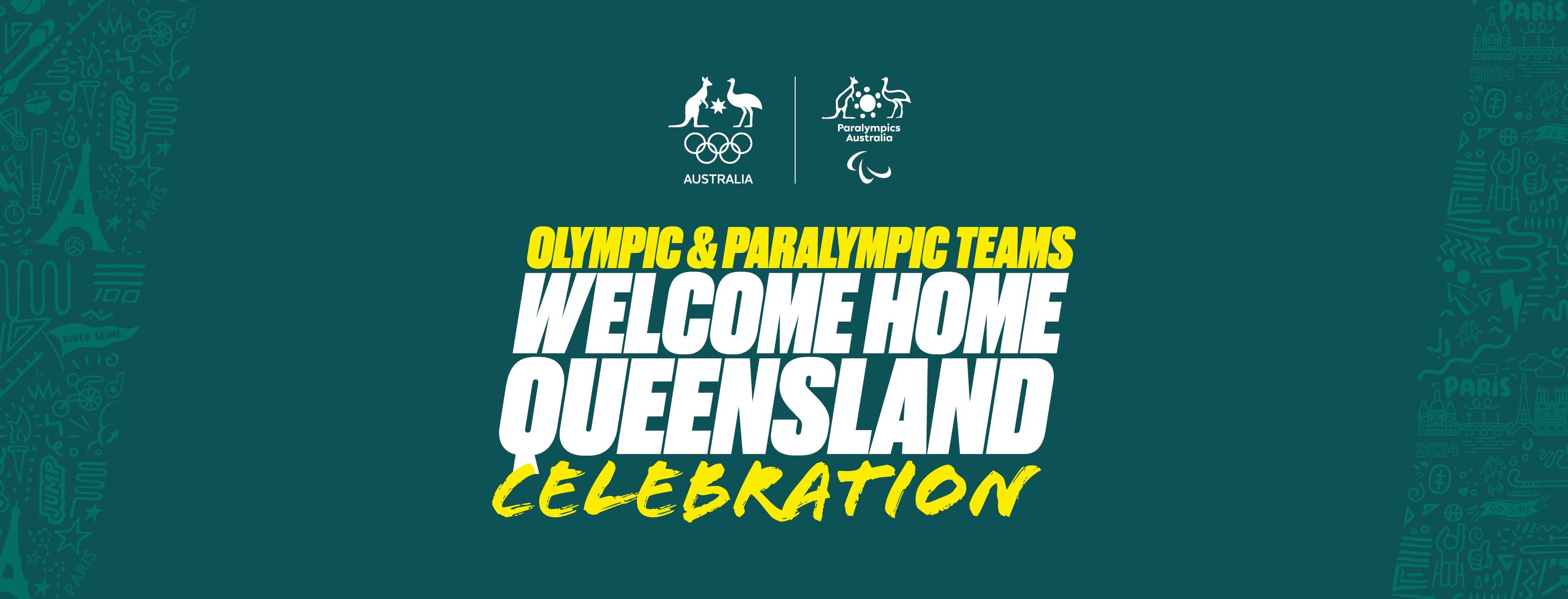 Website banner promoting the Queensland Welcome Home events